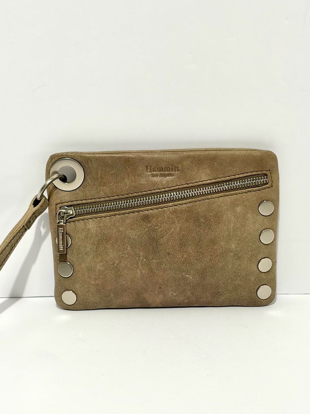 Hammitt Nash Small Crossbody/Wristlet In Pewter/Brushed Silver
